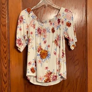 Floral Off-The-Shoulder Top